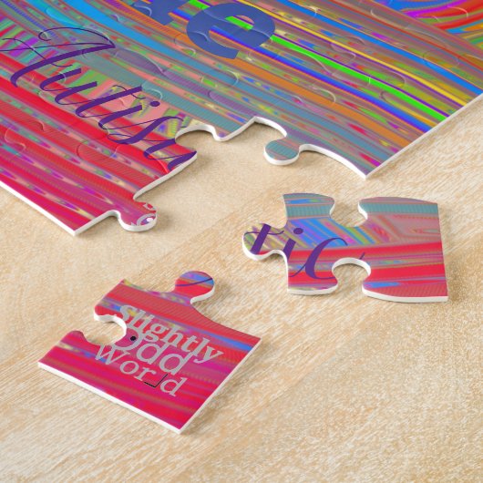 A Person NOT a Puzzle - Autism Acceptance Legpuzzel (Zijkant)