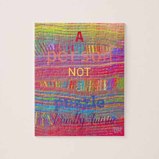 A Person NOT a Puzzle - Autism Acceptance Legpuzzel (Verticaal)