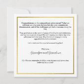 A Personalized Diploma Card,  (Achterkant)