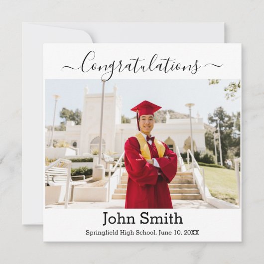 A Personalized Diploma Card,  (Voorkant)