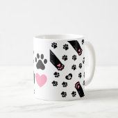 A Pets Footprints Lover Koffiemok (Voorkant rechts)