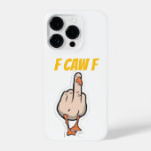 A phone cover with a bold, humorous design - Let  iPhone Hoesje (Achterkant)