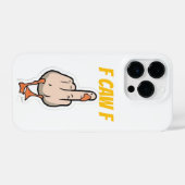 A phone cover with a bold, humorous design - Let  iPhone Hoesje (Achterkant horizontaal)