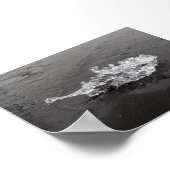 A piece of Ice in the Diamond beach Poster (Hoek)