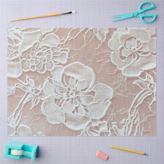 A Pink Lace Series Design #11 Tissuepapier (Craft)