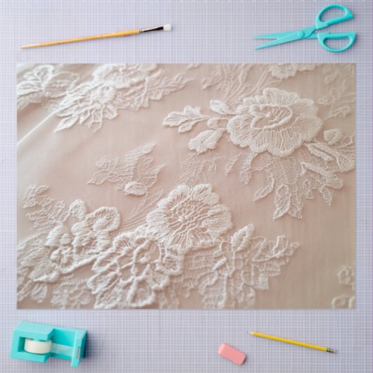 A Pink Lace Series Design #3 Tissuepapier (Craft)
