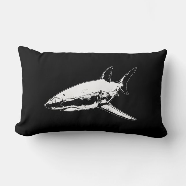 A Pirates Life doublesidedsharkpillow_1 Kussen (Voorkant)