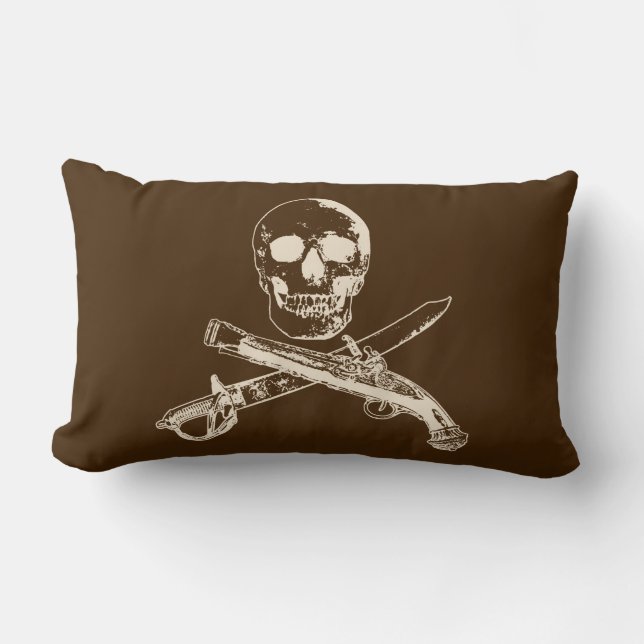 A Pirates Life doublesidedskullpillow_2 Kussen (Voorkant)