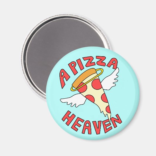 A Pizza Heaven Magneet (Voorkant / Achterkant)