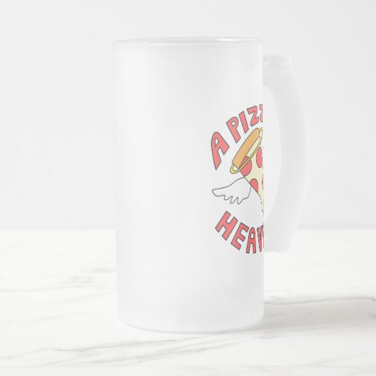 A Pizza Heaven Matglas Bierpul (Voorkant rechts)