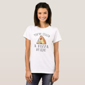 A Pizza Mijn hart T-shirt (Voorkant volledig)