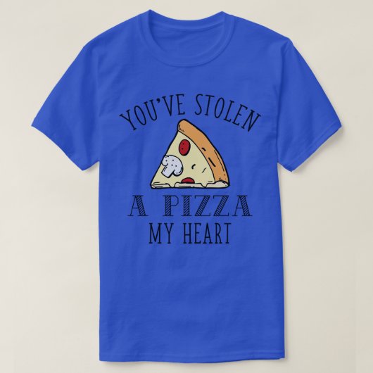 A Pizza Mijn hart T-shirt (Design voorkant)