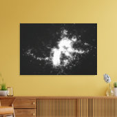 A Planetaire nevel (N66) in de grote magellaan Canvas Afdruk (Insitu (Woonkamer))