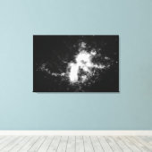 A Planetaire nevel (N66) in de grote magellaan Canvas Afdruk (Insitu (Houten vloer))