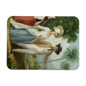 A Planter and his Wife, Attended by a Servant, c.1 Magneet (Horizontaal)