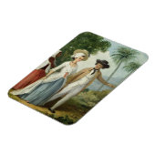 A Planter and his Wife, Attended by a Servant, c.1 Magneet (Linkerzijde)