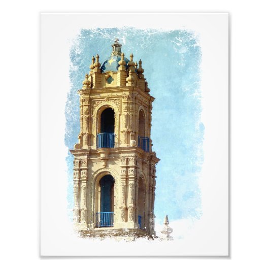 A Plaza Building Foto Afdruk (Voorkant)