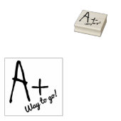 A Plus Commentaar leraren Aangepaste rubberen stem Rubberstempel (Gestempeld)