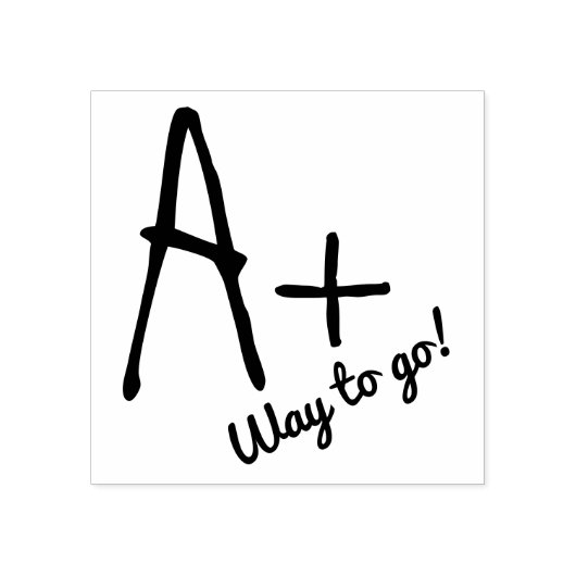 A Plus Commentaar leraren Aangepaste rubberen stem Rubberstempel (Afrduk)