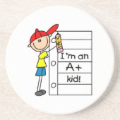 A Plus-Kind Zandsteen Onderzetter (Voorkant)