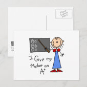 A plus Leraar Briefkaart (Voorkant / Achterkant)
