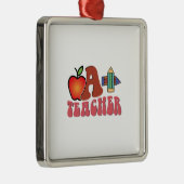 A Plus-leraar Metalen Ornament (Rechts)