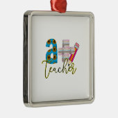 A Plus-leraar Metalen Ornament (Rechts)