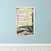 'A Poison Tree', bord 50 (Bentley 49) uit 'Sangen' Canvas Afdruk (Insitu (Houten vloer))