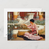 A Pompeian Garden - Godward Briefkaart (Voorkant / Achterkant)