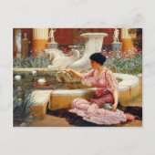 A Pompeian Garden - Godward Briefkaart (Voorkant)