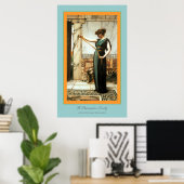 A Pompeian Lady Poster (Thuiskantoor)