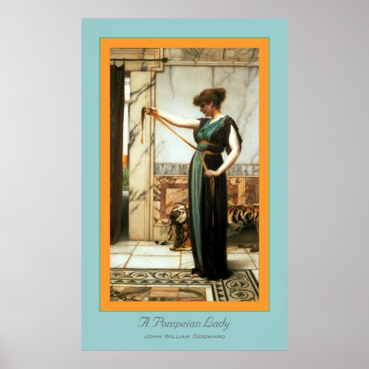 A Pompeian Lady Poster (Voorkant)