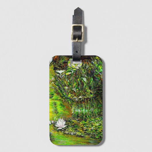 A Pond with Unpure Thoughts Bagagelabel (Voorkant (verticaal))