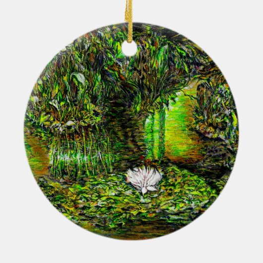 A Pond with Unpure Thoughts Keramisch Ornament (Achterkant)