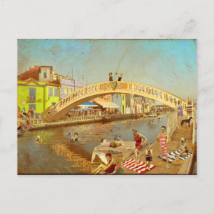 A Ponte dos Carcavelos de Aveiro (Portugal) Briefkaart