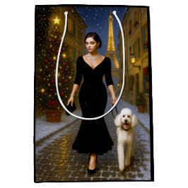 A poodle In Paris Holiday  Medium Cadeauzakje