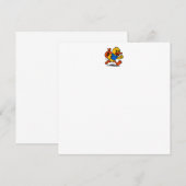 A POP ART STYLE THIEF DUCK Thank You Card Bedankkaart (Voorkant / Achterkant)