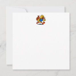A POP ART STYLE THIEF DUCK Thank You Card Bedankkaart