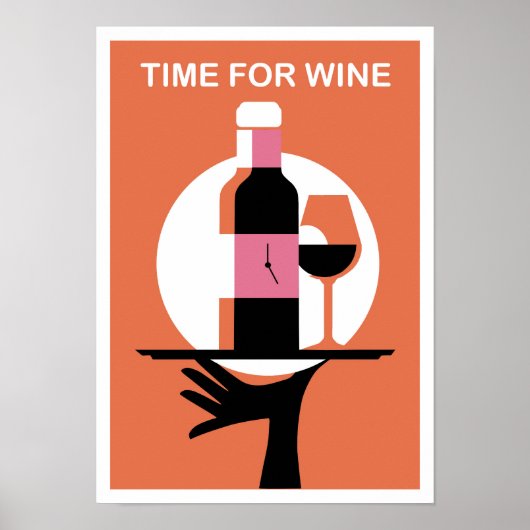 A poster Time for Wine  (Voorkant)