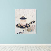 A Pot of Tea and Keys, 1822 Canvas Afdruk (Insitu (Houten vloer))