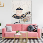 A Pot of Tea and Keys, 1822 Canvas Afdruk (Insitu (Woonkamer))