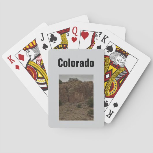 A Pretty Colorado Photo Playing Cards Pokerkaarten (Achterkant)