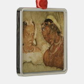 A Princess en haar Servant Metalen Ornament (Rechts)