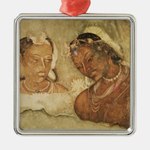 A Princess en haar Servant Metalen Ornament