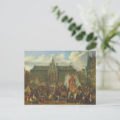 A Processie te Antwerpen, 1697 Briefkaart (Staand voorkant)