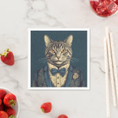 A Professional Business Cat in a Suit Cute Servet (Insitu)