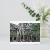 a prohm tempel in cambodja briefkaart (Staand voorkant)