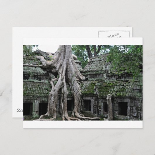 a prohm tempel in cambodja briefkaart (Voorkant / Achterkant)