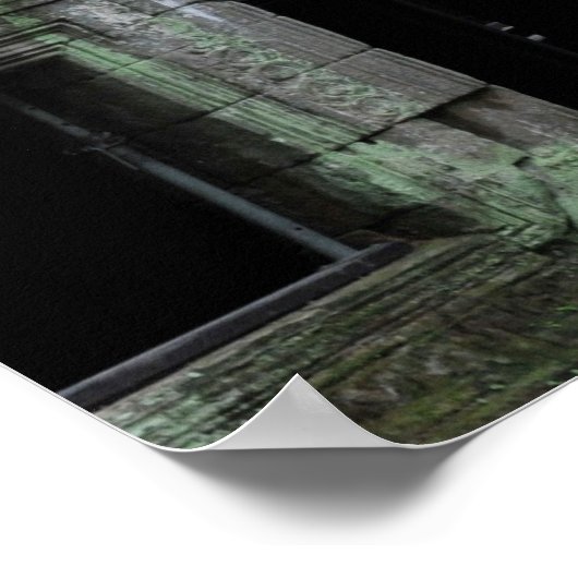 a prohm tempel in cambodja poster (Hoek)