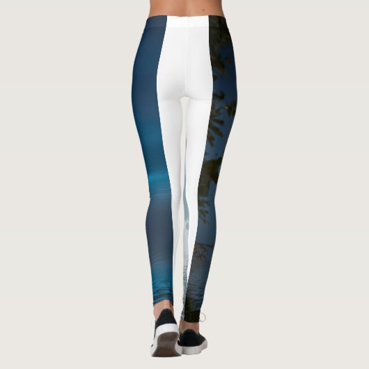 A prominent crescent moon sticker leggings (Achterkant)
